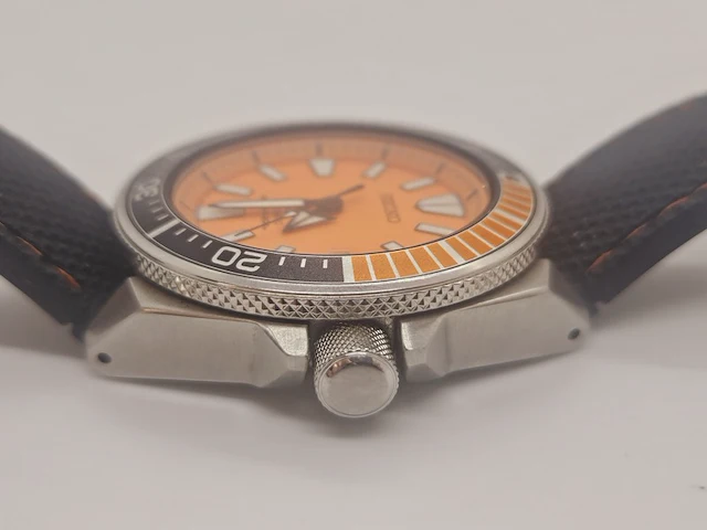 Seiko ''orange samurai'' heren duikhorloge - prospex air diver - afbeelding 7 van  8