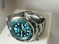 Seiko prospex sbdy039 emerald turtle 200m diver automatisch herenhorloge - afbeelding 2 van  13