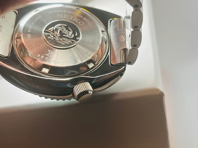 Seiko prospex sbdy039 emerald turtle 200m diver automatisch herenhorloge - afbeelding 4 van  13