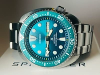 Seiko prospex sbdy039 emerald turtle 200m diver automatisch herenhorloge - afbeelding 1 van  13