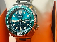 Seiko prospex sbdy039 emerald turtle 200m diver automatisch herenhorloge - afbeelding 7 van  13