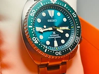Seiko prospex sbdy039 emerald turtle 200m diver automatisch herenhorloge - afbeelding 8 van  13
