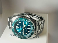 Seiko prospex sbdy039 emerald turtle 200m diver automatisch herenhorloge - afbeelding 9 van  13