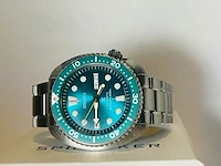Seiko prospex sbdy039 emerald turtle 200m diver automatisch herenhorloge - afbeelding 11 van  13