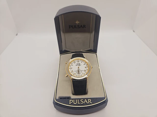 Seiko /pulsar bullhead chronograaf - nieuw juweliershorloge - afbeelding 13 van  14