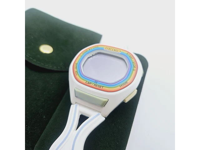 Seiko smart lap osaka marathon 2016 digitaal horloge - afbeelding 3 van  9