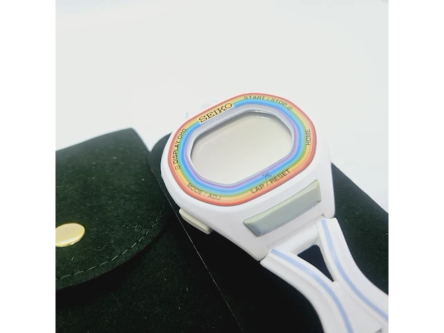 Seiko smart lap osaka marathon 2016 digitaal horloge - afbeelding 4 van  9