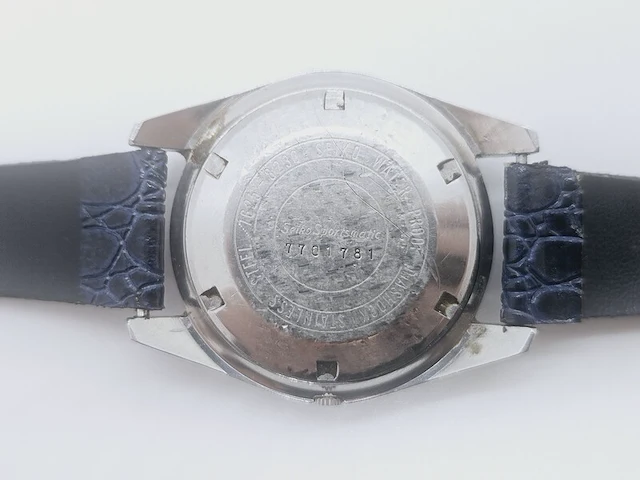 Seiko sportsmatic herenhorloge met automatisch uurwerk - afbeelding 8 van  8