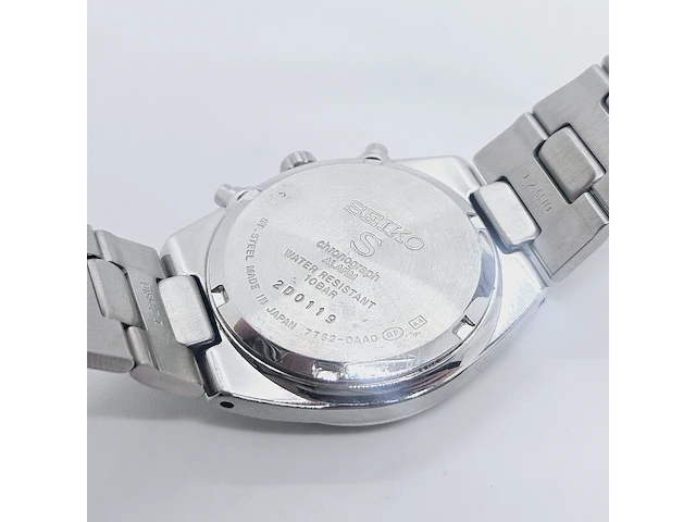 Seiko telemeter chronograph herenhorloge - 7t62-0aa0, defect - afbeelding 9 van  9