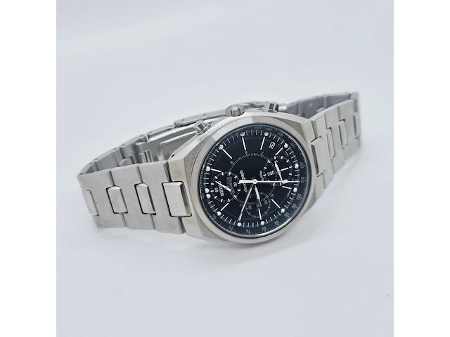 Seiko telemeter chronograph herenhorloge - 7t62-0aa0 - afbeelding 4 van  9
