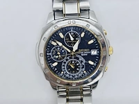 Seiko v657-9020 two tone chronograph herenhorloge - afbeelding 1 van  7