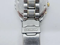 Seiko v657-9020 two tone chronograph herenhorloge - afbeelding 6 van  7