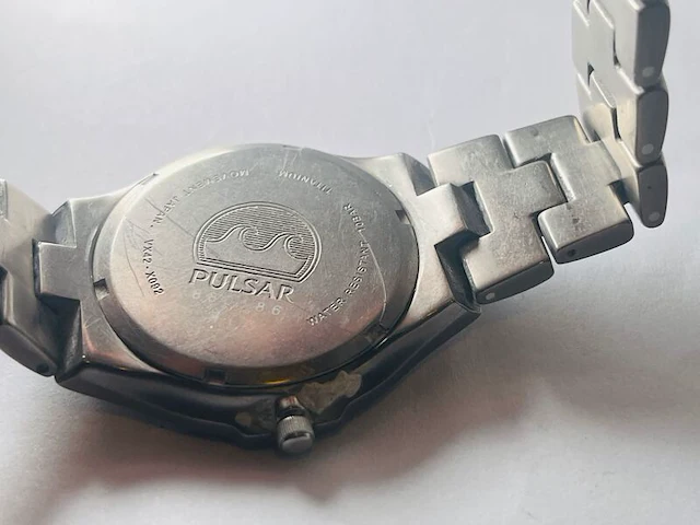 Seiko/pulsar pxh321x1 titanium herenhorloge met sapphire glas - afbeelding 6 van  6