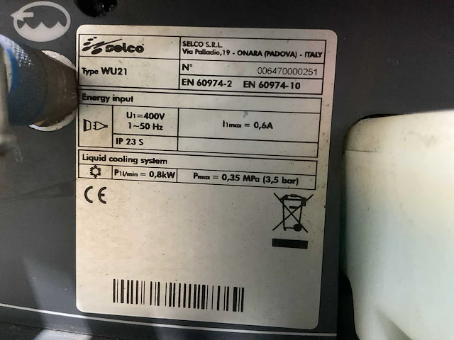 Selco genesis 352 gsm lasmachine - afbeelding 10 van  10
