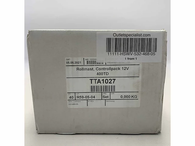 Selden flx 400 tde electric furling system control pak 12v - 532-468-05 - afbeelding 1 van  3