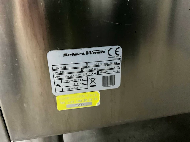 Select wash gl74sw vaatwasmachine - afbeelding 5 van  8
