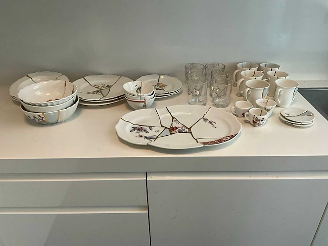Seletti ki-nt-su-gi servies (34x) - afbeelding 1 van  6