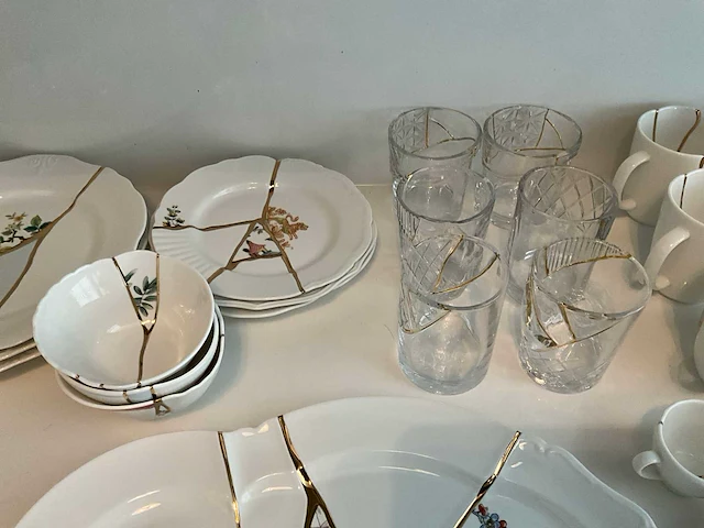 Seletti ki-nt-su-gi servies (34x) - afbeelding 3 van  6