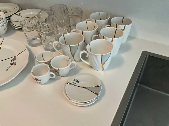 Seletti ki-nt-su-gi servies (34x) - afbeelding 5 van  6