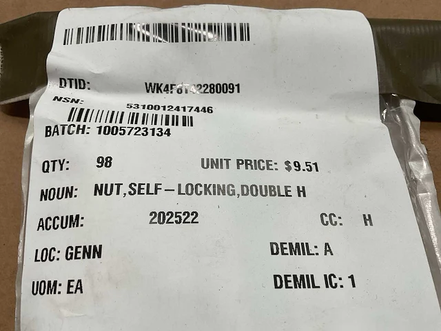 Self locking nut (98x) - afbeelding 5 van  5