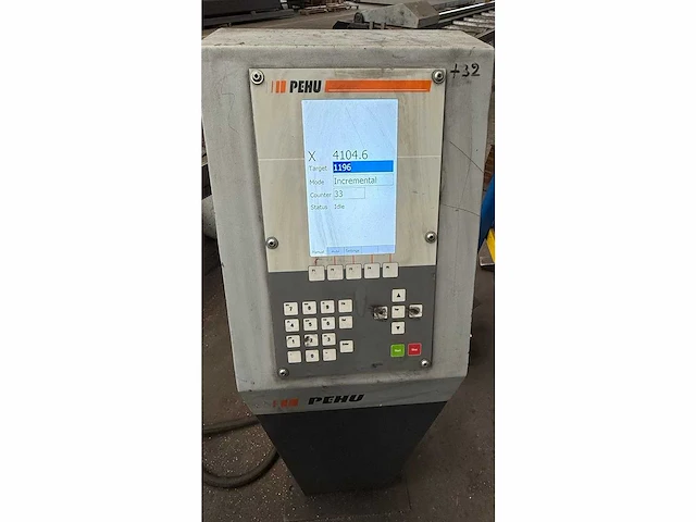 Semi automat bandsaw meba 320dg with pehu back stop - afbeelding 2 van  6