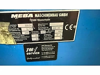 Semi automat bandsaw meba 320dg with pehu back stop - afbeelding 5 van  6