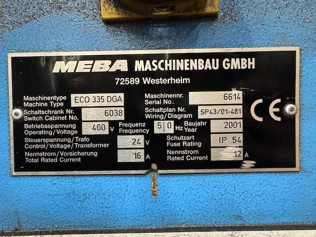 Semi automatische bandzaagmachine - afbeelding 4 van  10