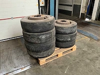 Semi dieplader banden incl velg (7x) - afbeelding 1 van  4