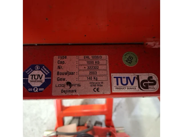 Semi elektrische hoogheffende palletwagen, logitrans, 2003 - afbeelding 7 van  15