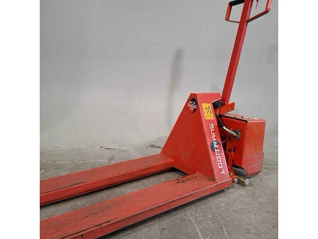 Semi elektrische hoogheffende palletwagen, logitrans, 2003 - afbeelding 9 van  15