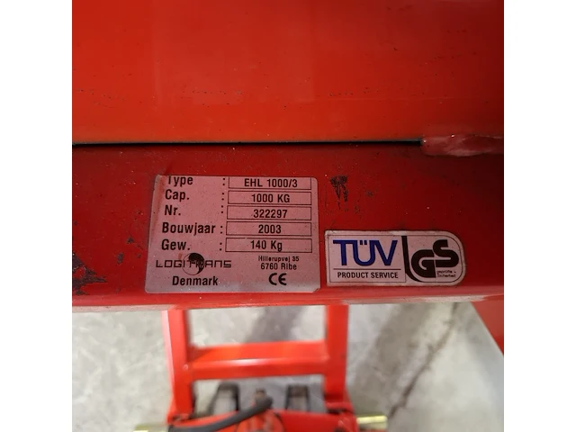 Semi elektrische hoogheffende palletwagen, logitrans, ehl 1000/3, 2003 - afbeelding 5 van  14