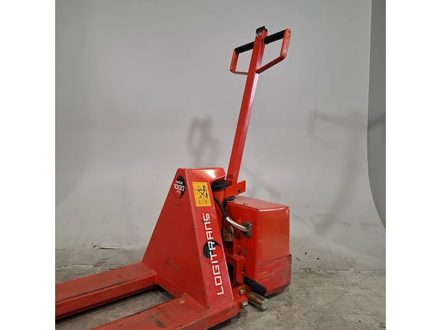 Semi elektrische hoogheffende palletwagen, logitrans, ehl 1000/3, 2003 - afbeelding 7 van  14