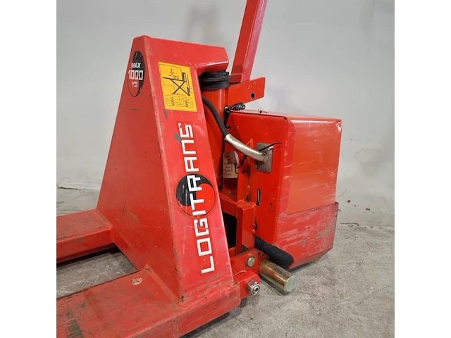 Semi elektrische hoogheffende palletwagen, logitrans, ehl 1000/3, 2003 - afbeelding 9 van  14