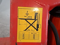 Semi elektrische hoogheffende palletwagen, logitrans, ehl 1000/3, 2003 - afbeelding 10 van  14