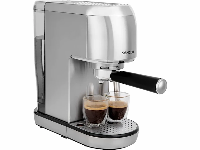 Sencor espressomachine, cappuccino en latte, koffiebonen, italiaanse pomp 20 bar en melkopschuimer - afbeelding 1 van  5