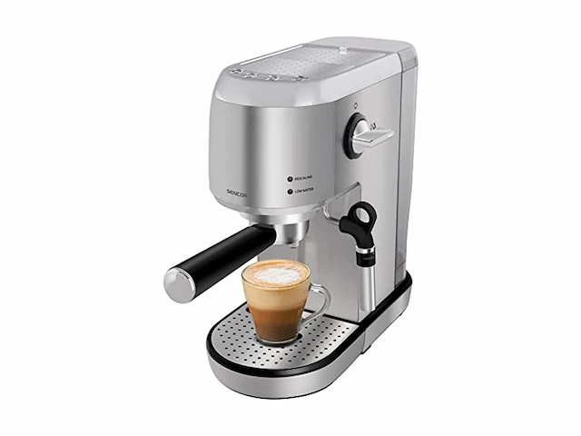 Sencor espressomachine, cappuccino en latte, koffiebonen, italiaanse pomp 20 bar en melkopschuimer - afbeelding 2 van  5