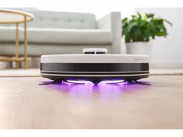 Sencor robotstofzuiger met uvc-desinfectielamp wifi met app lasernavigatie obstakeldetectie wit - afbeelding 2 van  5