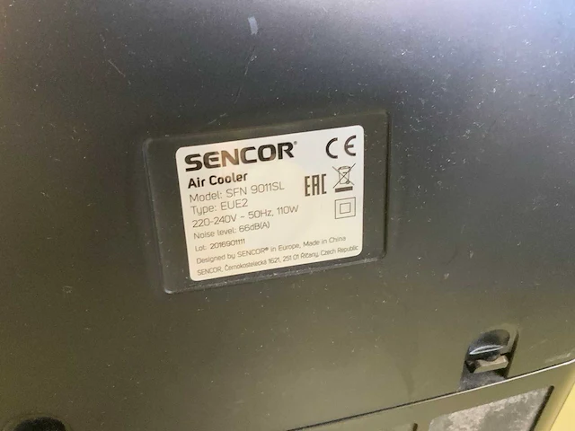 Sencor sfn 9011sl ventilator - afbeelding 2 van  2