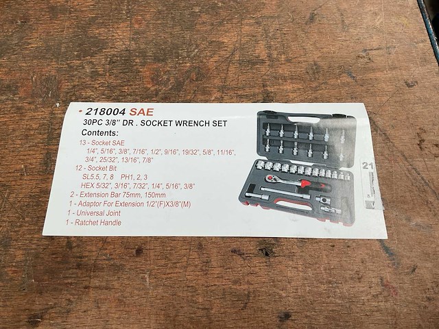 Seneca 218004 sae doppenset - afbeelding 4 van  5