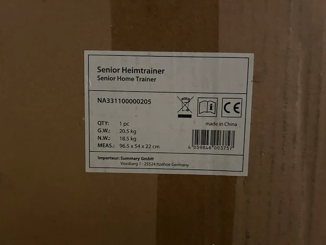 Senior hometrainer na331100000205 - afbeelding 2 van  2