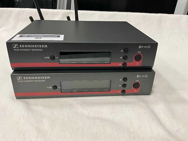 Sennheiser ew100 g3 microfoon receiver (2x) - afbeelding 3 van  5