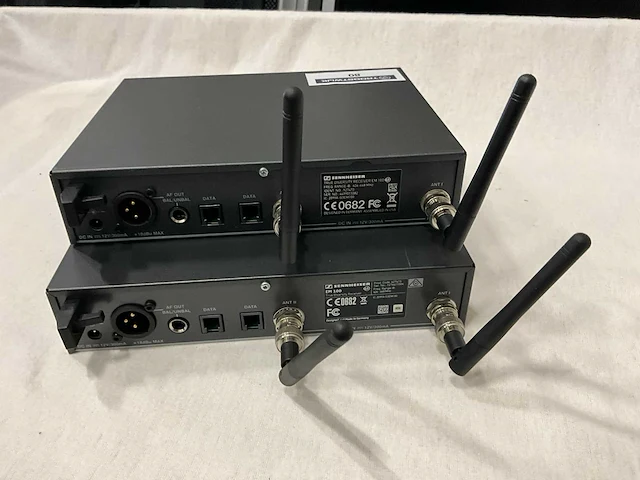 Sennheiser ew100 g3 microfoon receiver (2x) - afbeelding 4 van  5
