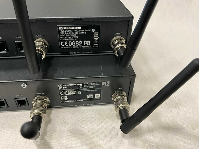 Sennheiser ew100 g3 microfoon receiver (2x) - afbeelding 5 van  5