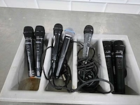 Sennheiser / ibiza sound / shure - vhf-mic - microfoons (8x) - afbeelding 1 van  5