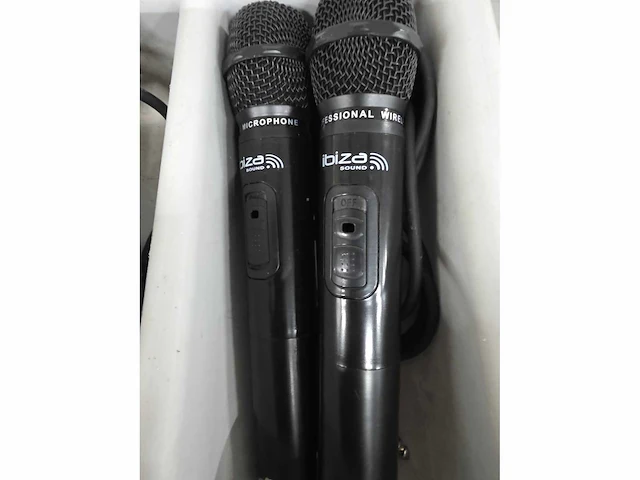 Sennheiser / ibiza sound / shure - vhf-mic - microfoons (8x) - afbeelding 5 van  5