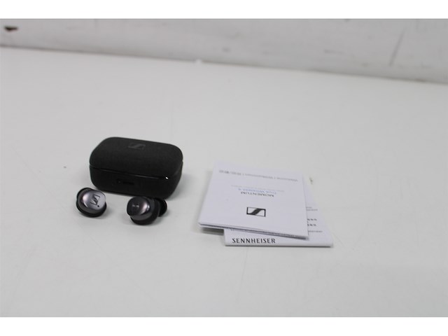 Sennheiser momentum true wireless 4 draadloze oordopjes met noise cancelling 30u batterij snelladen 6 microfoons graphite - afbeelding 2 van  2