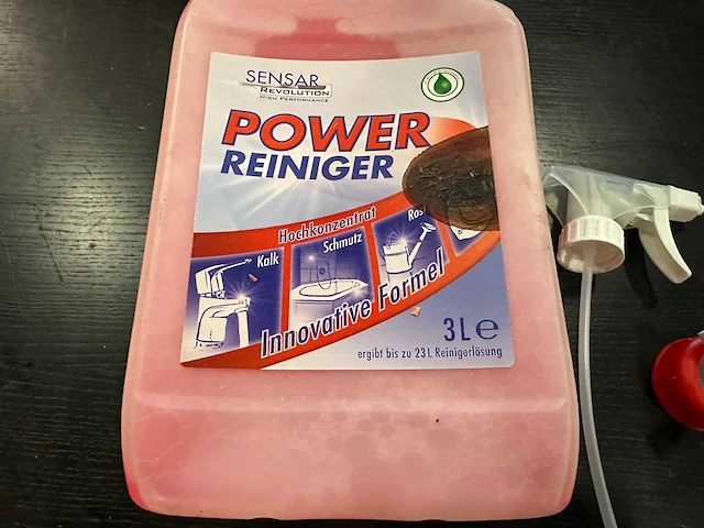 Sensar powerreiniger concentraat 3l incl spuitflacon (8x) - afbeelding 2 van  3