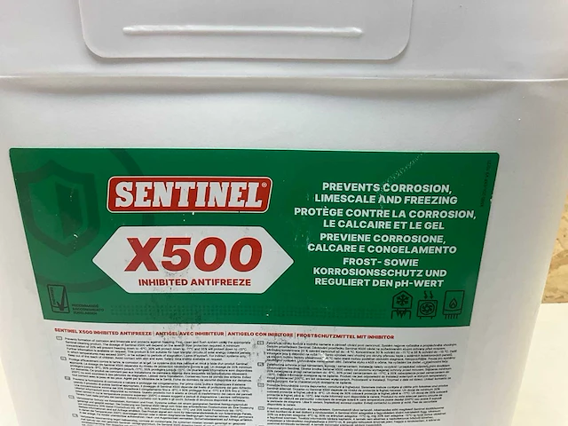 Sentinel x500 antivries cv 20l (6x) - afbeelding 3 van  3