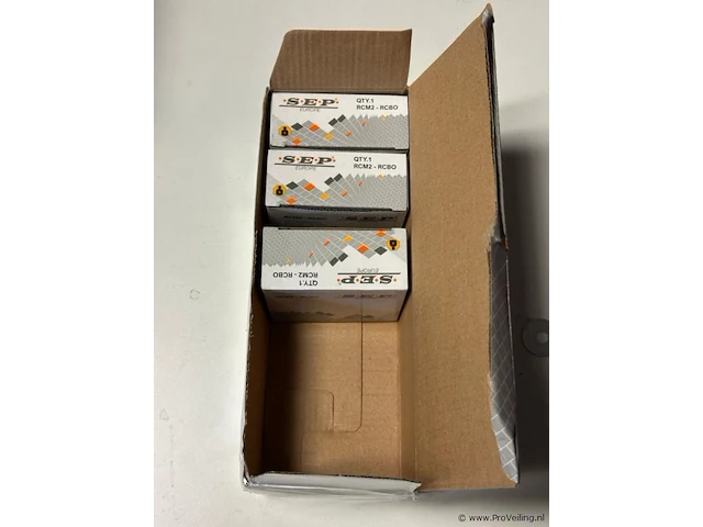 Sep rcm2 aardlekautom. 1p+n b16 30ma 6ka - 3 stuks - afbeelding 1 van  4