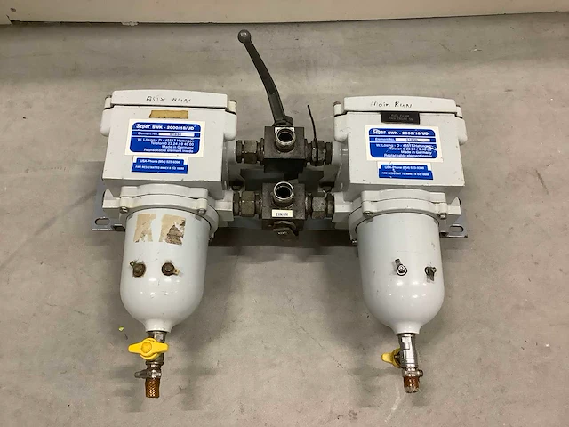 Separ swk 2000/18/ud dubbele gasolie filter. - afbeelding 1 van  4